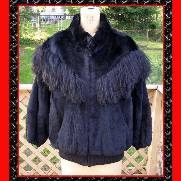 EUC Luxurious Custom Made Fur Jacket Size M 8-10 - Picture 1 of 11